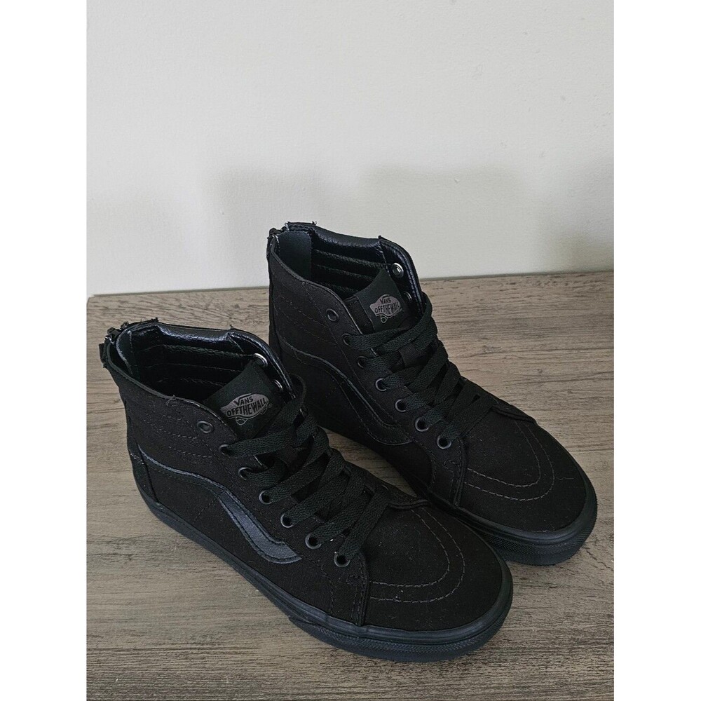 Vans Black High-Top Skate Sneakers Boy Girl Kids Size 3